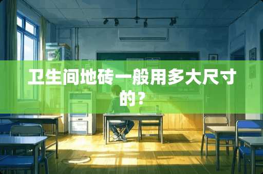 卫生间地砖一般用多大尺寸的？