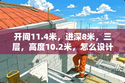开间11.4米，进深8米，三层，高度10.2米，怎么设计比较好 建筑面积120平二层半自建房图纸有哪些