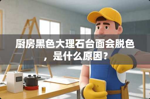 厨房黑色大理石台面会脱色，是什么原因？