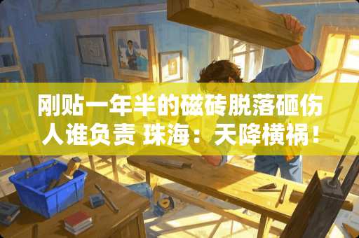 刚贴一年半的磁砖脱落砸伤人谁负责 珠海：天降横祸！中年女子被小区外墙脱落瓷砖砸死，物业被判赔偿89万, 你怎么看