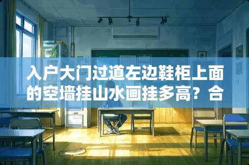 入户大门过道左边鞋柜上面的空墙挂山水画挂多高？合风水格局吗？