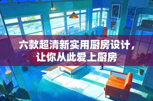 六款超清新实用厨房设计，让你从此爱上厨房