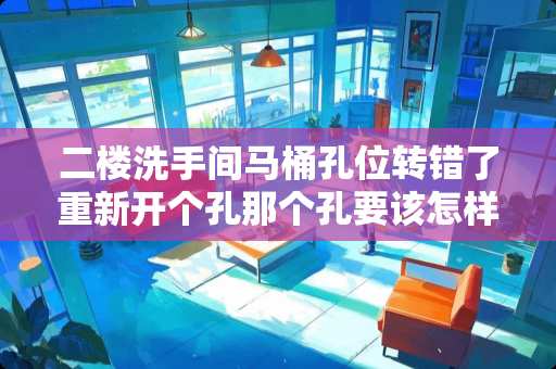 二楼洗手间马桶孔位转错了重新开个孔那个孔要该怎样修补 2楼下水道怎么装阀门