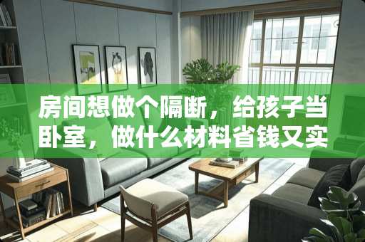 房间想做个隔断，给孩子当卧室，做什么材料省钱又实用 主卧卫生间砌墙省钱还是做隐形门