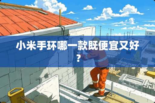 小米手环哪一款既便宜又好？