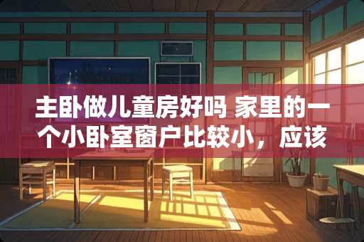 主卧做儿童房好吗 家里的一个小卧室窗户比较小，应该怎么装修设计