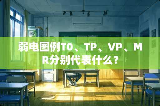 弱电图例T0、TP、VP、MR分别代表什么？