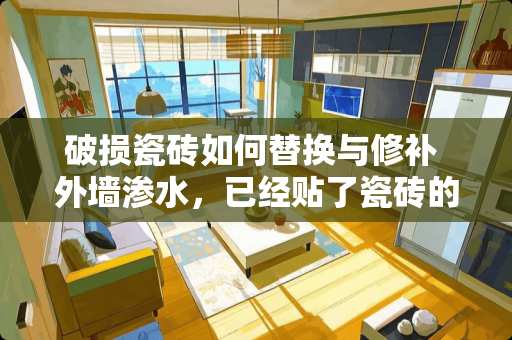 破损瓷砖如何替换与修补 外墙渗水，已经贴了瓷砖的，要怎么补呢?什么防水材料