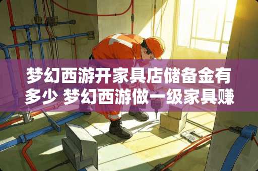 梦幻西游开家具店储备金有多少 梦幻西游做一级家具赚钱还是二级家具赚钱