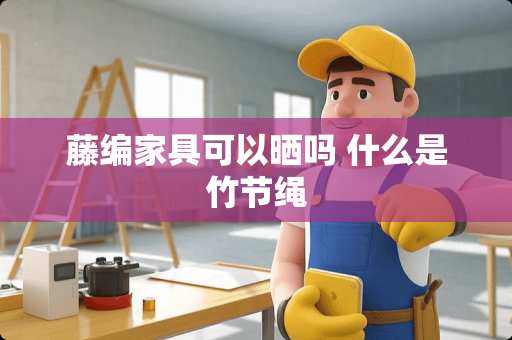 藤编家具可以晒吗 什么是竹节绳