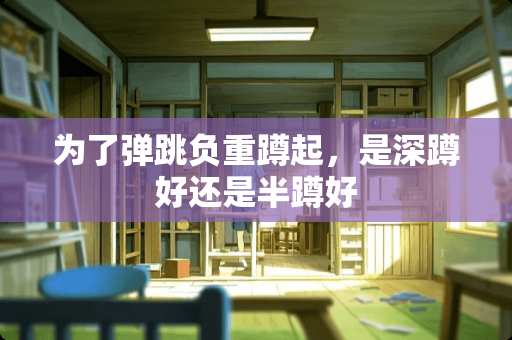 为了弹跳负重蹲起，是深蹲好还是半蹲好