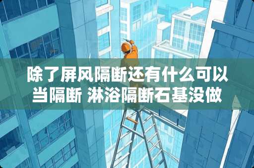 除了屏风隔断还有什么可以当隔断 淋浴隔断石基没做预埋怎么安装
