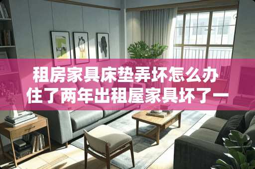 租房家具床垫弄坏怎么办 住了两年出租屋家具坏了一锅粥赔吗