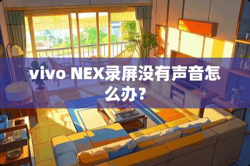 vivo NEX录屏没有声音怎么办？