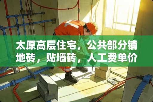 太原高层住宅，公共部分铺地砖，贴墙砖，人工费单价是多少 大角鹿800x800瓷砖多少一块