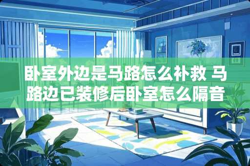 卧室外边是马路怎么补救 马路边已装修后卧室怎么隔音