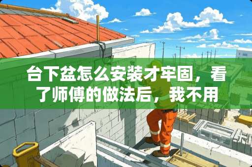 台下盆怎么安装才牢固，看了师傅的做法后，我不用