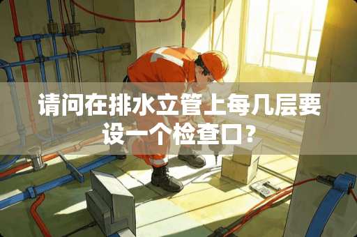 请问在排水立管上每几层要设一个检查口？
