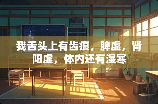 我舌头上有齿痕，脾虚，肾阳虚，体内还有湿寒