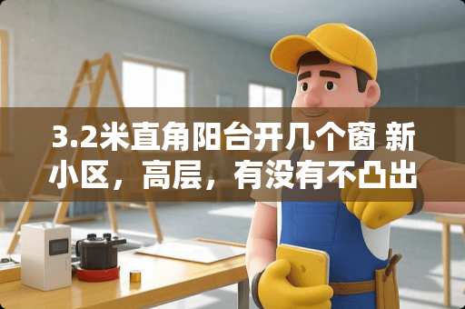 3.2米直角阳台开几个窗 新小区，高层，有没有不凸出来的阳台