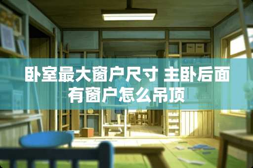 卧室最大窗户尺寸 主卧后面有窗户怎么吊顶