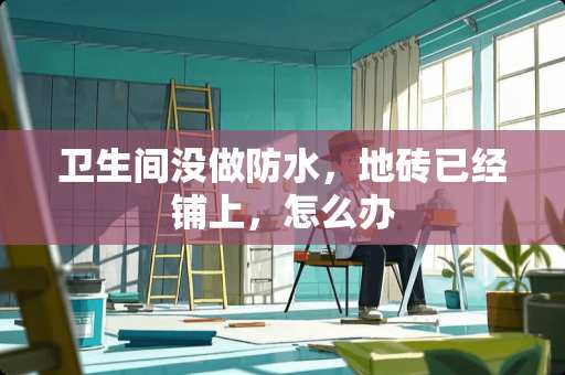 卫生间没做防水，地砖已经铺上，怎么办