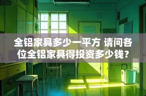 全铝家具多少一平方 请问各位全铝家具得投资多少钱？急急急