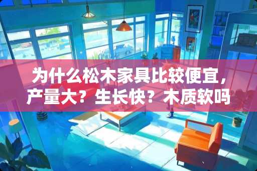 为什么松木家具比较便宜，产量大？生长快？木质软吗？