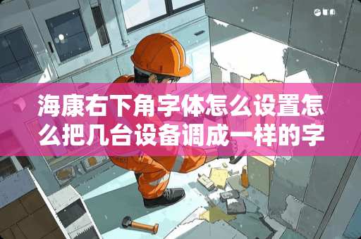 海康右下角字体怎么设置怎么把几台设备调成一样的字体