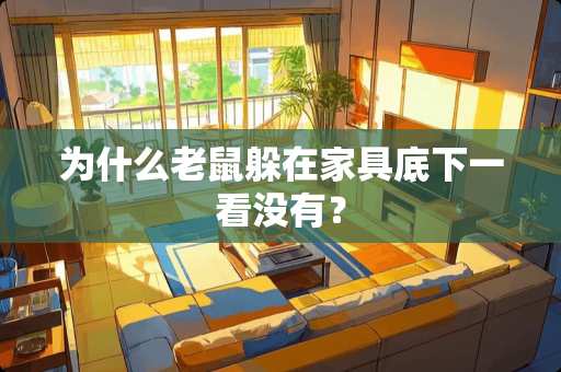 为什么老鼠躲在家具底下一看没有？