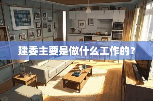 建委主要是做什么工作的？