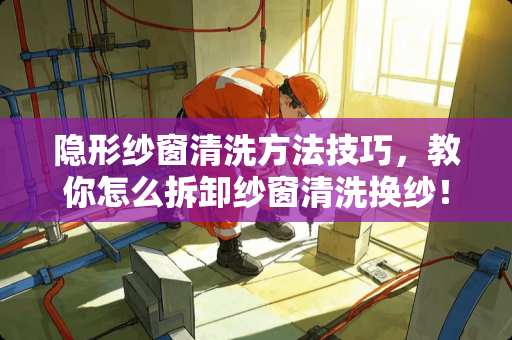 隐形纱窗清洗方法技巧，教你怎么拆卸纱窗清洗换纱！