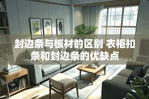 封边条与板材的区别 衣柜扣条和封边条的优缺点