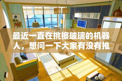 最近一直在挑擦玻璃的机器人，想问一下大家有没有推荐的？