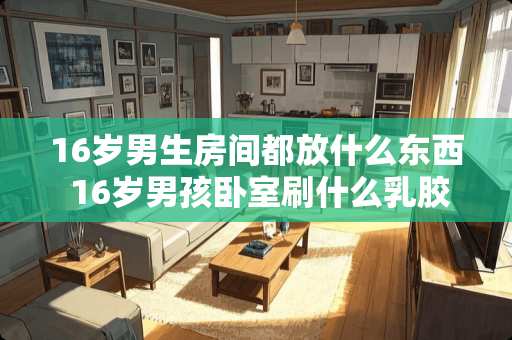 16岁男生房间都放什么东西 16岁男孩卧室刷什么乳胶漆好看