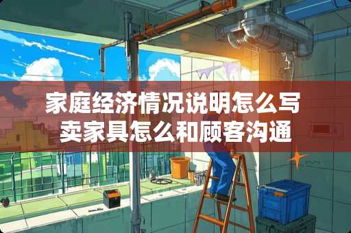 家庭经济情况说明怎么写 卖家具怎么和顾客沟通