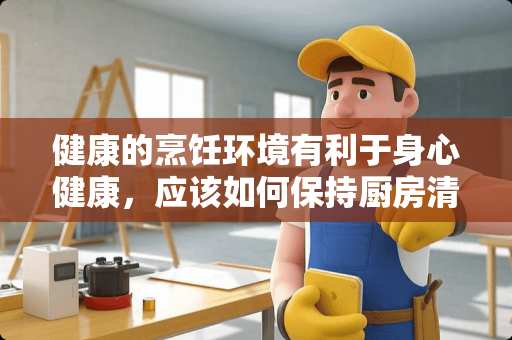 健康的烹饪环境有利于身心健康，应该如何保持厨房清洁？