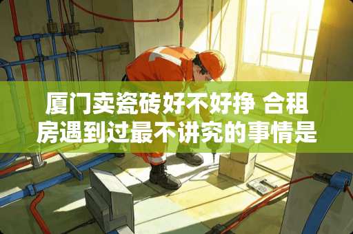 厦门卖瓷砖好不好挣 合租房遇到过最不讲究的事情是什么