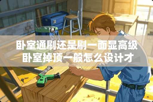 卧室通刷还是刷一面显高级 卧室掉顶一般怎么设计才好