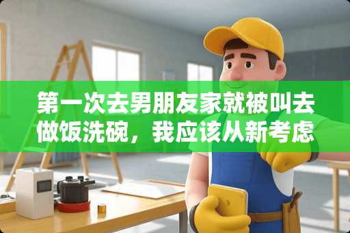 第一次去男朋友家就被叫去做饭洗碗，我应该从新考虑这段感情吗？