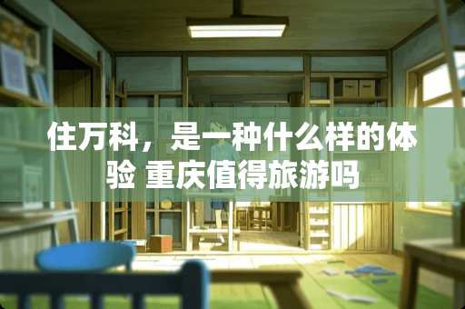 住万科，是一种什么样的体验 重庆值得旅游吗