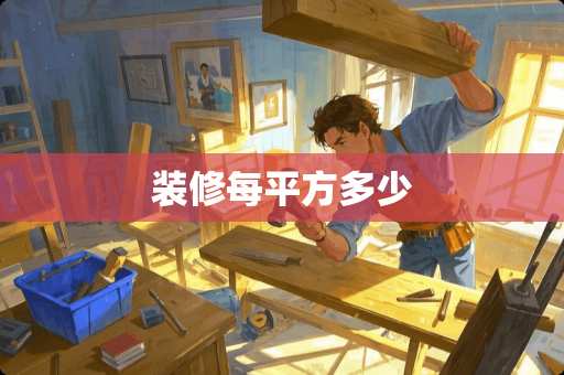 装修每平方多少