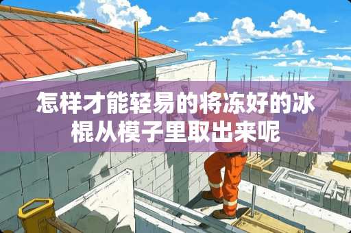 怎样才能轻易的将冻好的冰棍从模子里取出来呢