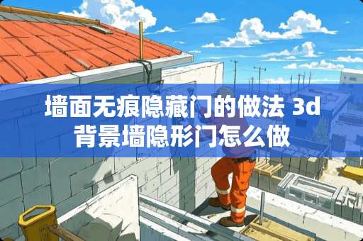 墙面无痕隐藏门的做法 3d背景墙隐形门怎么做