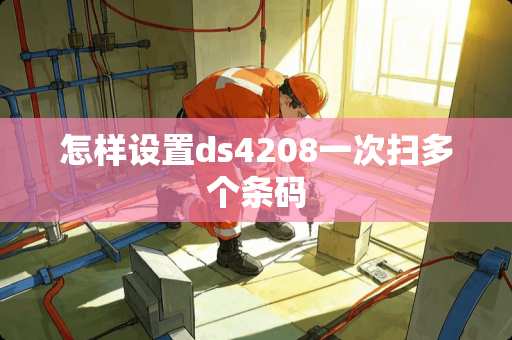 怎样设置ds4208一次扫多个条码