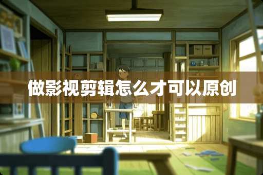 做影视剪辑怎么才可以原创