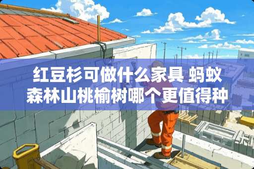 红豆杉可做什么家具 蚂蚁森林山桃榆树哪个更值得种