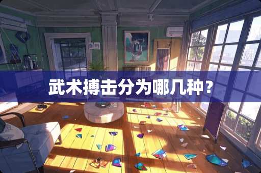 武术搏击分为哪几种？