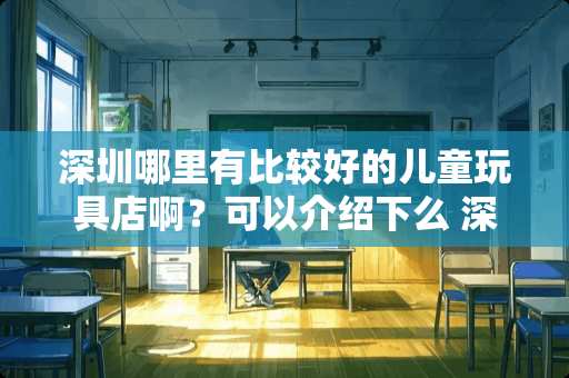 深圳哪里有比较好的儿童玩具店啊？可以介绍下么 深圳家具市场哪里最好