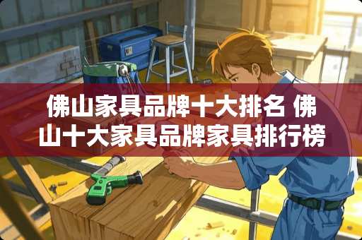 佛山家具品牌十大排名 佛山十大家具品牌家具排行榜